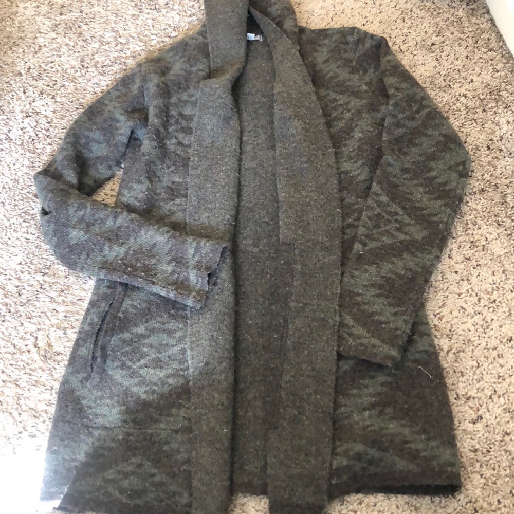 horny toad open sweater